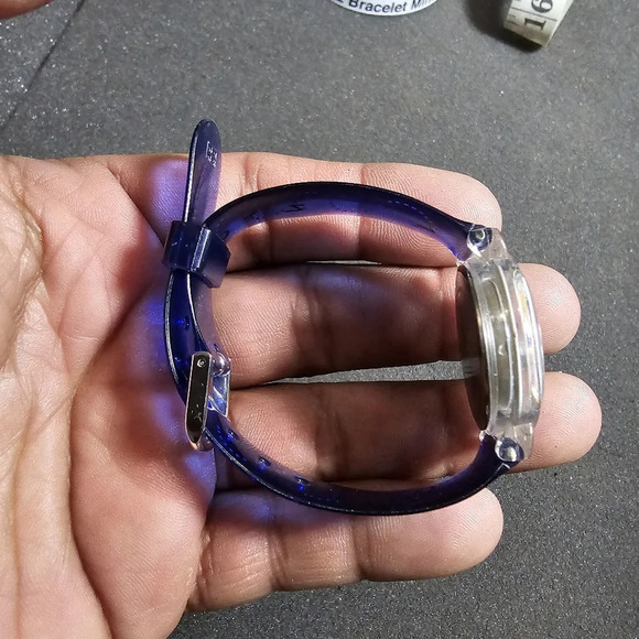 Timex Rewound Kids Winnie The Pooh Blue/Purple and White Quartz Watch Working F4 - Picture 6 of 9